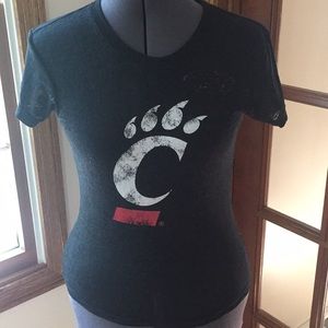UC University of Cincinnati burnout t-shirt